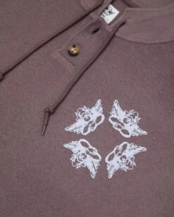 BOYS LIE X Fare Enough Henley Crewneck -Boys Lie 407A0051copy