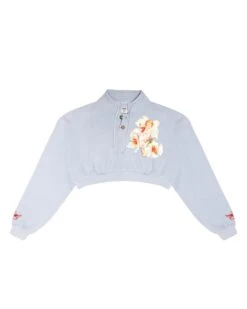 BOYS LIE X I Am Not Where You Left Me V2 Henley Cropped Crewneck -Boys Lie 407A0064copy