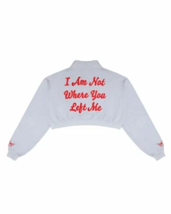 BOYS LIE X I Am Not Where You Left Me V2 Henley Cropped Crewneck -Boys Lie 407A0065copy