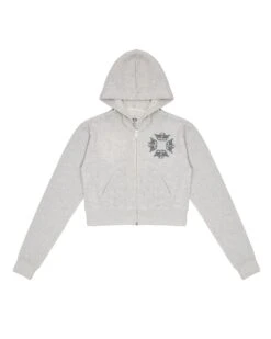 BOYS LIE X Fare Enough Thermal Zip-Up Hoodie -Boys Lie 407A0102copy