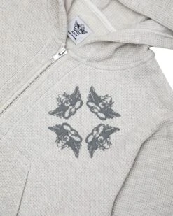 BOYS LIE X Fare Enough Thermal Zip-Up Hoodie -Boys Lie 407A0104copy