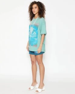 BOYS LIE X Green Washed Up Boyfriend Tee -Boys Lie 4O7A0004 1