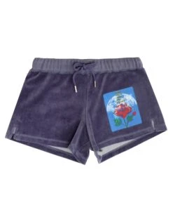 BOYS LIE X Let It Grow Velour Shorts -Boys Lie 4O7A0171r