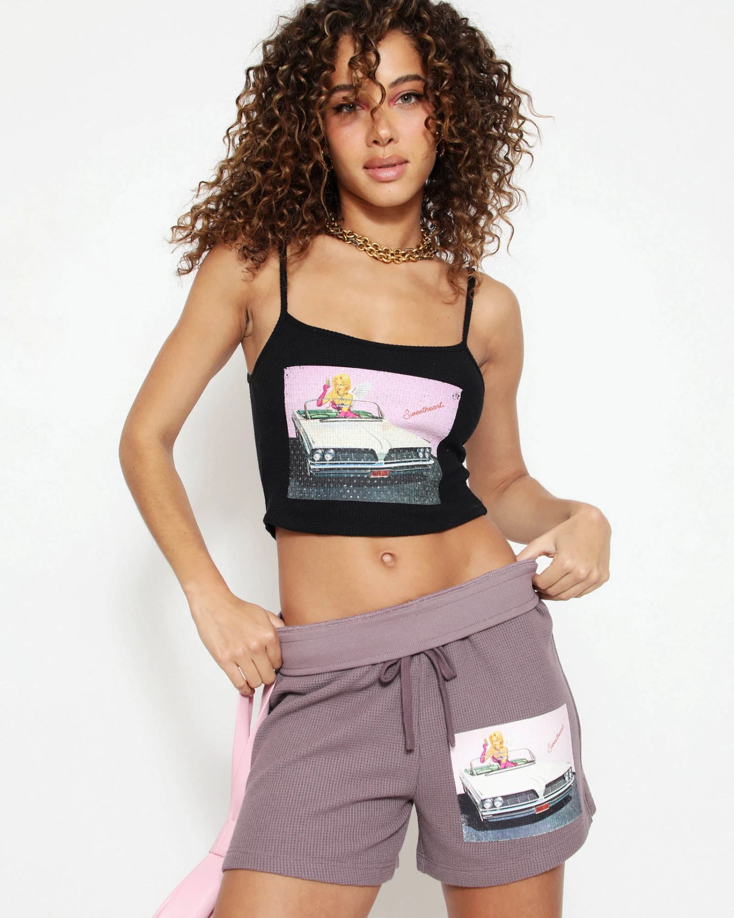 BOYS LIE X Fare Enough Thermal Boyfriend Shorts 6 BOYS LIE X Fare Enough Thermal Boyfriend Shorts - Image 4