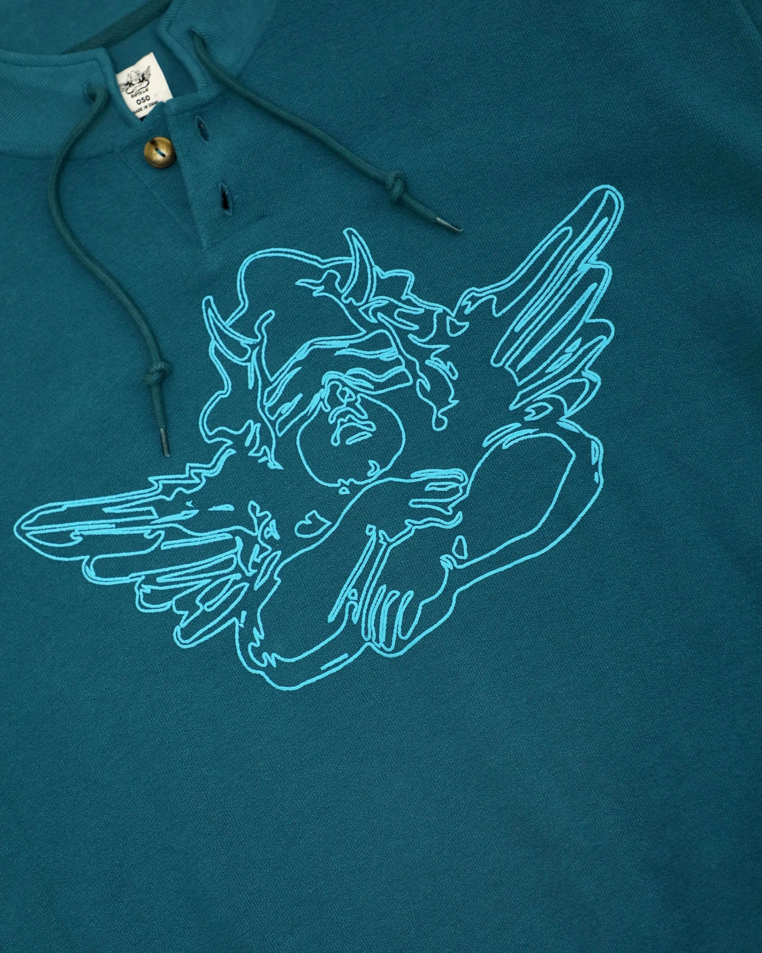 BOYS LIE X Washed Up Henley Crewneck 11 BOYS LIE X Washed Up Henley Crewneck - Image 9