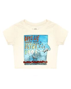 BOYS LIE X World Tour Crop Tee -Boys Lie 4O7A0465r1