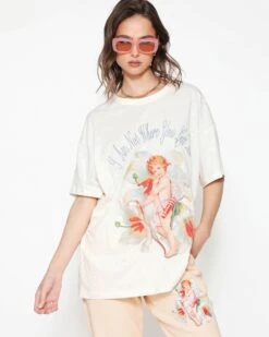 BOYS LIE X Ivory I Am Not Where You Left Me V2 Boyfriend Tee