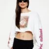 BOYS LIE X Nestled Up Longsleeve Crop Tee -Boys Lie 4O7A0606