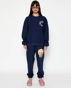 BOYS LIE X Navy Room To Grow Sweatpants