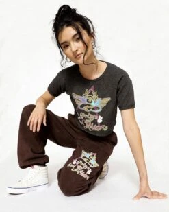 BOYS LIE X Goodbye & Good Riddance Thermal Crop Tee