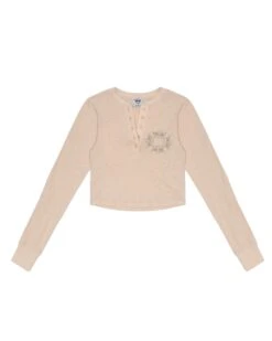 BOYS LIE X Eyes Wide Shut Crop Henley -Boys Lie 4O7A0730r