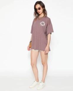 BOYS LIE X Taupe Locked In Boyfriend Tee -Boys Lie 4O7A0786