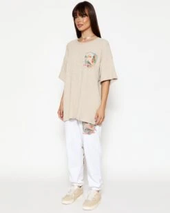 BOYS LIE X Tan Straight Flush Boyfriend Thermal Tee 13 BOYS LIE X Tan Straight Flush Boyfriend Thermal Tee -Boys Lie 4O7A0832