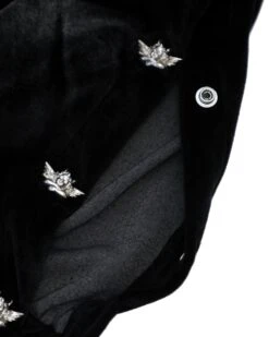 BOYS LIE X Black Oh Snap Velour Pants -Boys Lie 4O7A0947rcopy