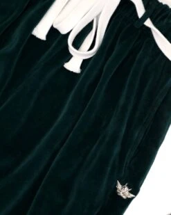 BOYS LIE X Green Oh Snap Velour Pants -Boys Lie 4O7A1007rcopy