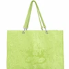 BOYS LIE X Apple Terry Cloth Tote -Boys Lie 4O7A1927greencopy