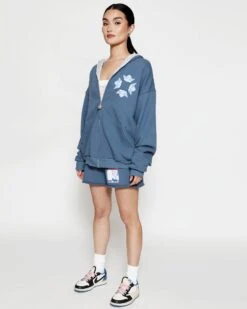 BOYS LIE X No Smoke Zip-Up Boyfriend Hoodie -Boys Lie 4O7A2816