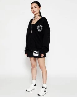 BOYS LIE X Up In Smoke Zip-Up Boyfriend Hoodie -Boys Lie 4O7A2955