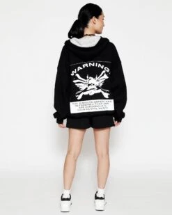 BOYS LIE X Up In Smoke Zip-Up Boyfriend Hoodie