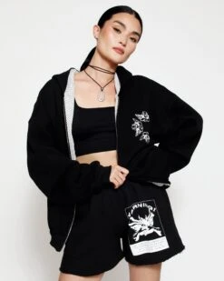 BOYS LIE X Up In Smoke Zip-Up Boyfriend Hoodie -Boys Lie 4O7A2965rcopy b3c359b2 2861 4eb6 bb68 f7beb8c0cb5d