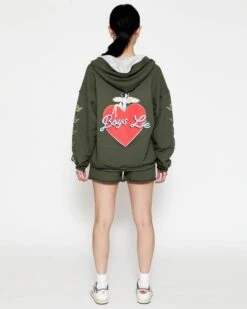 BOYS LIE X On The Edge Zip-Up Boyfriend Hoodie -Boys Lie 4O7A2991