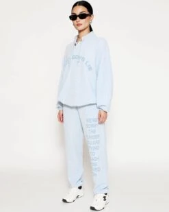 BOYS LIE X Blue 1-800 Reunion Henley Crewneck -Boys Lie 4O7A3061