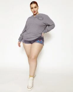 BOYS LIE X Let It Grow Velour Shorts -Boys Lie 4O7A3352