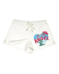 BOYS LIE X Sorry Siren Cream Ribbed Shorts -Boys Lie 4O7A4295rbcopy
