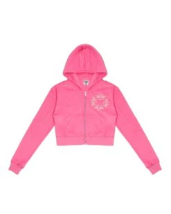 BOYS LIE X Pinky Promise Terry Zip-Up Hoodie -Boys Lie 4O7A4408r