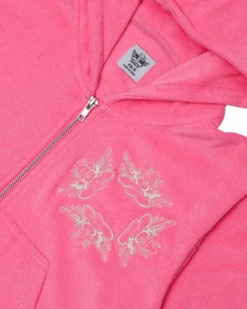 BOYS LIE X Pinky Promise Terry Zip-Up Hoodie -Boys Lie 4O7A4409r
