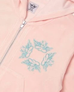 BOYS LIE X Break Free Velour Zip-Up Hoodie -Boys Lie 4O7A4537copy