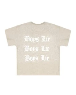 BOYS LIE X Tan Straight Flush Boyfriend Thermal Tee 17 BOYS LIE X Tan Straight Flush Boyfriend Thermal Tee -Boys Lie 4O7A4920
