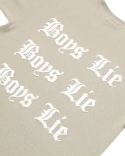 BOYS LIE X Tan Straight Flush Boyfriend Thermal Tee 19 BOYS LIE X Tan Straight Flush Boyfriend Thermal Tee -Boys Lie 4O7A4933