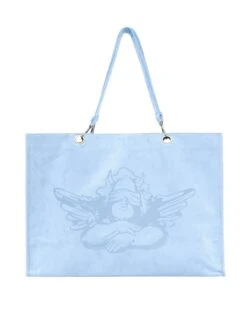 BOYS LIE X Baby Blue Velour Tote