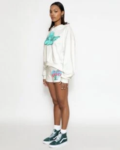 BOYS LIE X Sorry Siren Cream Ribbed Shorts -Boys Lie 4O7A8023bcopy dfe33671 ca0b 4491 863c 60015e9dd5ad