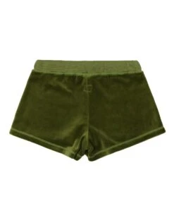 BOYS LIE X Olive Velour Shorts -Boys Lie 4O7A8527r
