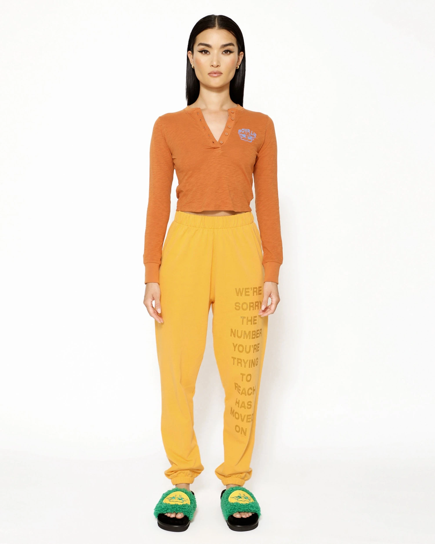 BOYS LIE X Nutmeg Perspective Shift Crop Henley 6 BOYS LIE X Nutmeg Perspective Shift Crop Henley - Image 4