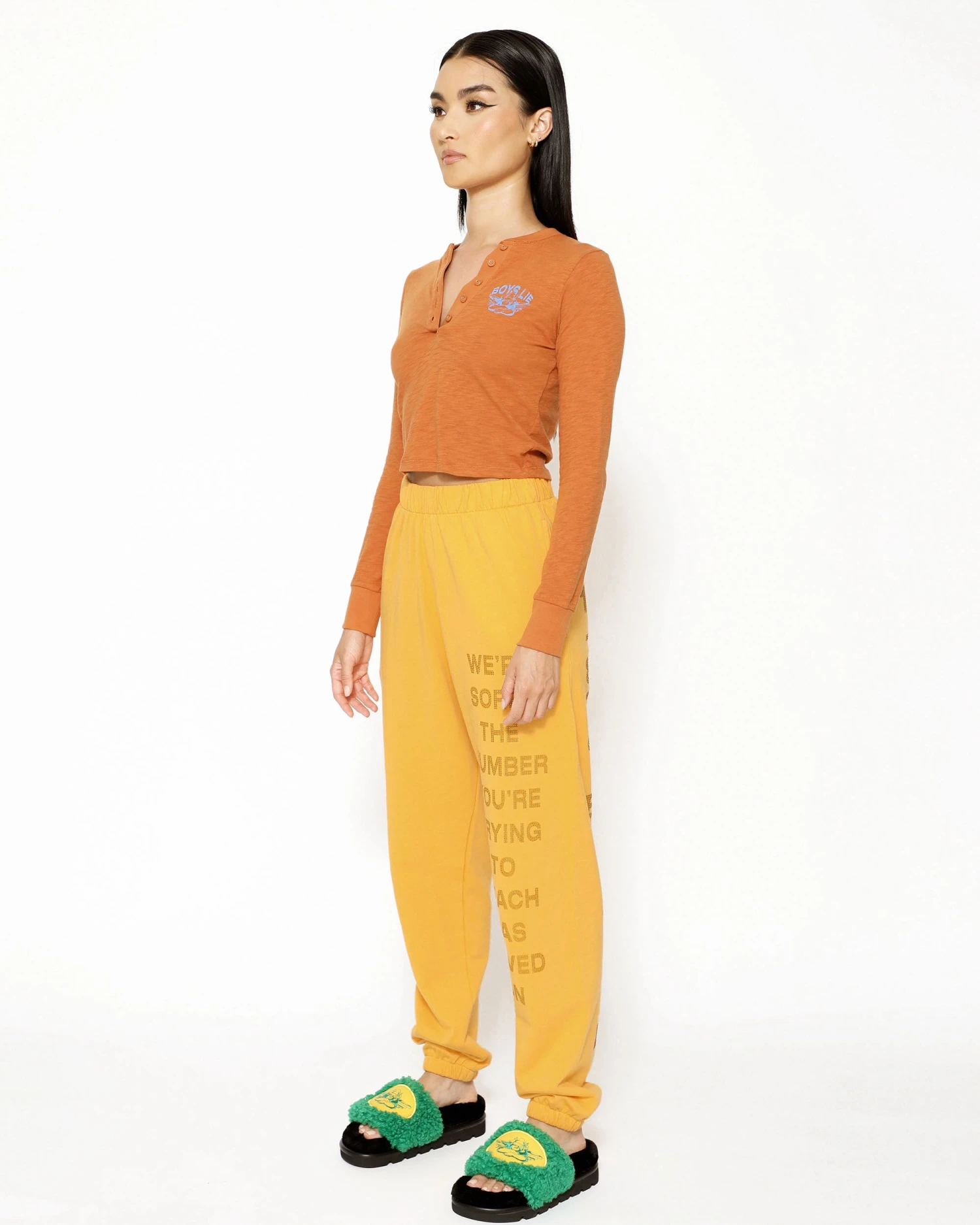 BOYS LIE X Nutmeg Perspective Shift Crop Henley 7 BOYS LIE X Nutmeg Perspective Shift Crop Henley - Image 5