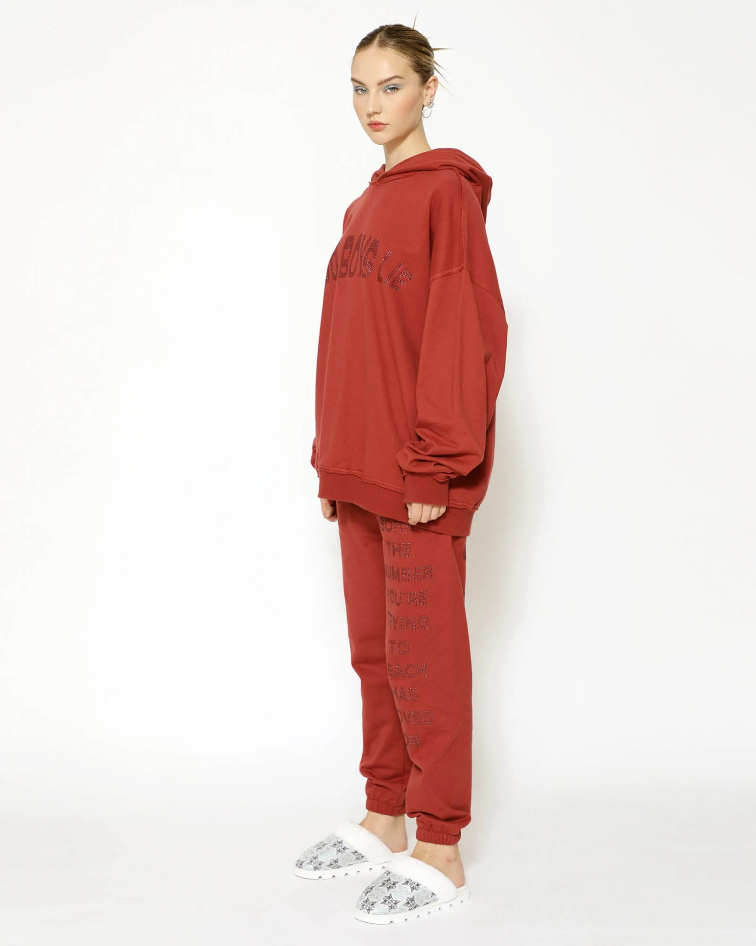 BOYS LIE X Red 1-800 Remix Sweatpants 7 BOYS LIE X Red 1-800 Remix Sweatpants - Image 5