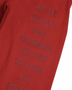 BOYS LIE X Red 1-800 Remix Sweatpants 20 BOYS LIE X Red 1-800 Remix Sweatpants -Boys Lie 4O7A8939r