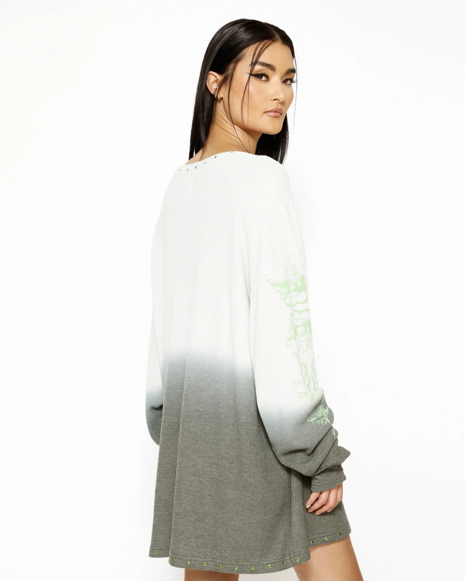 BOYS LIE X Charcoal Stud Thermal Long Sleeve 8 BOYS LIE X Charcoal Stud Thermal Long Sleeve - Image 6