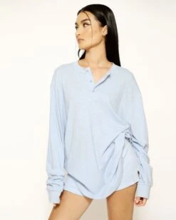 BOYS LIE X Self Improvement Boyfriend Henley -Boys Lie 4O7A9206r