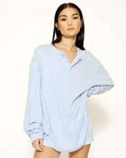 BOYS LIE X Self Improvement Boyfriend Henley -Boys Lie 4O7A9212r