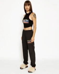 BOYS LIE X Heart Racer Black Sweatpants -Boys Lie 4O7A9718