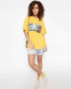 BOYS LIE X Yellow Knightlight Boyfriend Tee -Boys Lie 4O7A9923