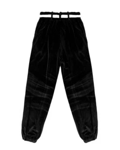 BOYS LIE X Black Oh Snap Velour Pants -Boys Lie MG 6447rc