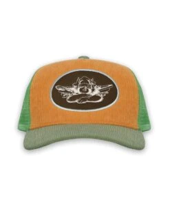 BOYS LIE X Pumpkin Corduroy Trucker Hat