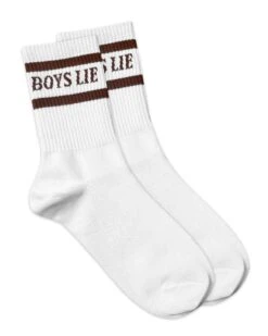 BOYS LIE X Neutral Pack Socks - Set Of 5 -Boys Lie White Browncopy